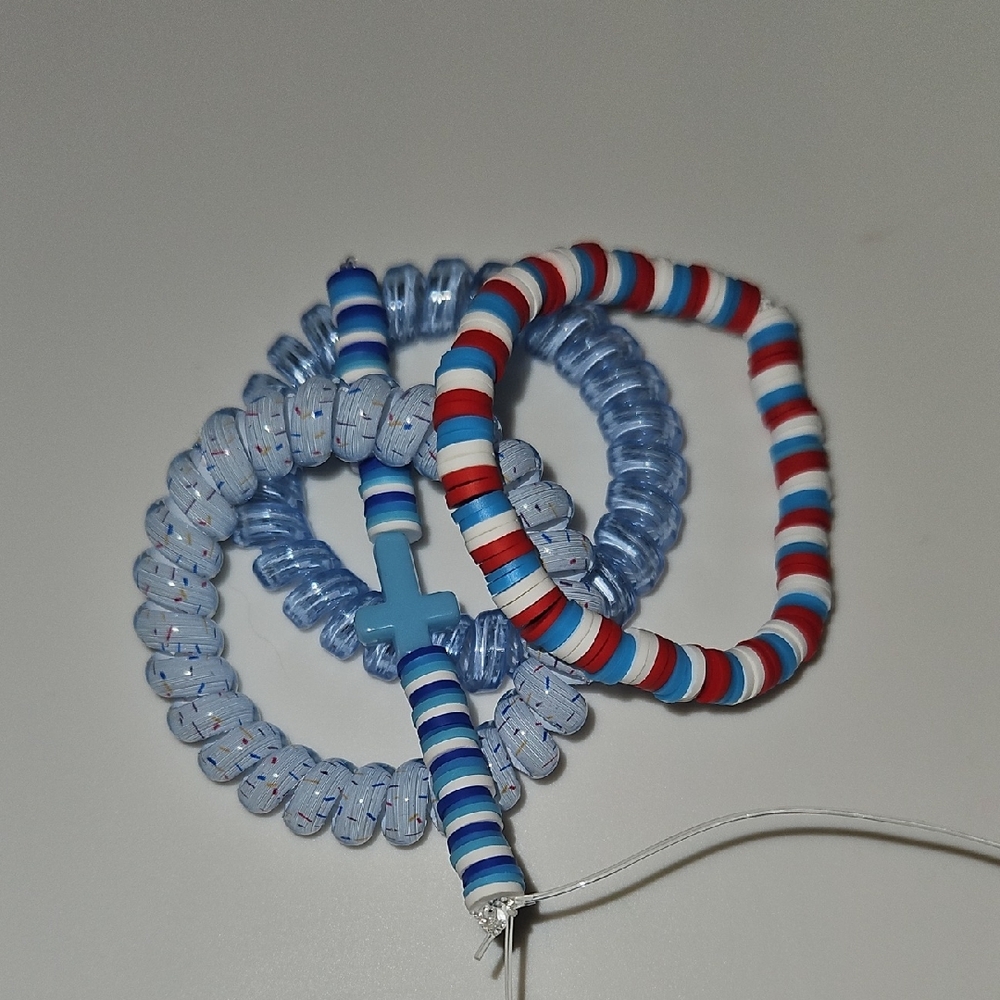 Colorful Spiral Bracelets Set